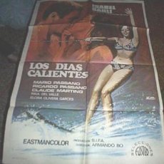 Cine: LOS DIAS CALIENTES. 1966. ISABEL SARLI, MARIO CASADO, RICARDO PASSANO, CLAUDE MARTING, RAÚL DEL VALL. Lote 192882945