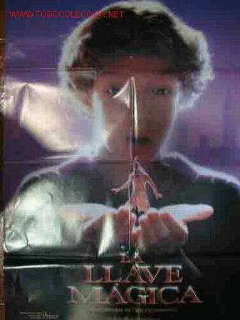 Cinema: LA LLAVE M&Aacute;GICA. 70x100  Columbia 1995. Hal Scardino Litefoot, Lindsay Crouse, Richard Jenkins, ...
