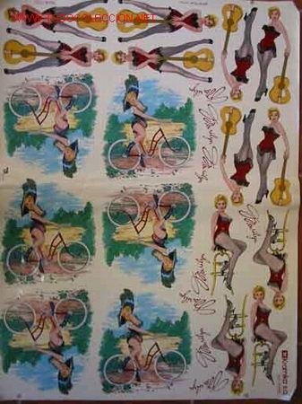 Cine: POSTER DE 18 CALCOMANIAS DE MARILYN MONROE - Foto 1