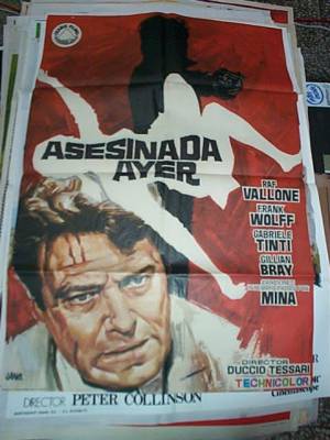 Cine: POSTER ORIGINAL 70X100CM ASESINADA AYER - Foto 1