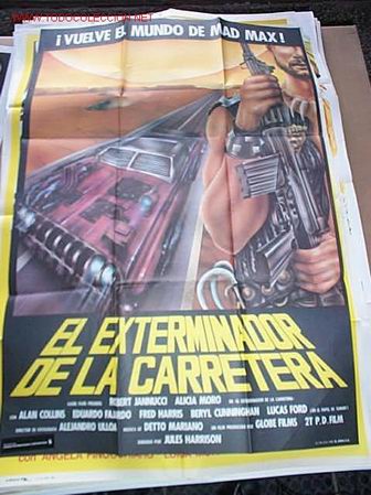 Cinema: P&oacute;ster original de cine 70x100cm EL EXTERMINADOR DE LA CARRETERA
