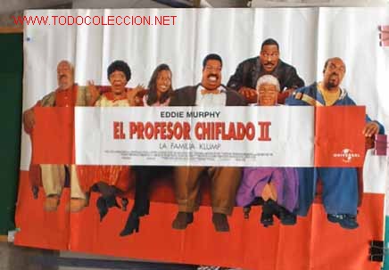 Cin&eacute;ma: POSTER  EL PROFESOR CHIFLADO 2