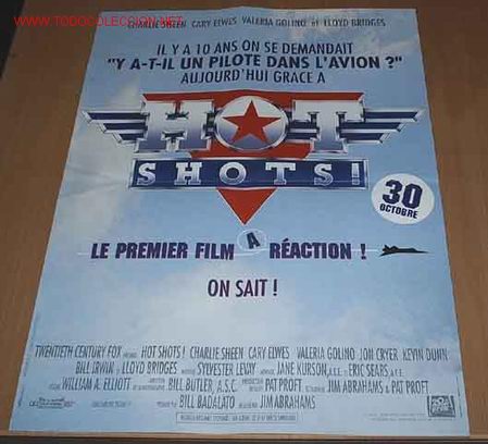 Cine: CHARLY SHEEN.Hot Shots!.Jim Abrahams.1991.
