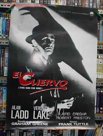 Cine: EL CUERVO. ALAN LADD - Foto 1