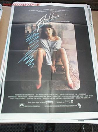Cine: FLASHDANCE poster original de 70x100cm - Foto 1