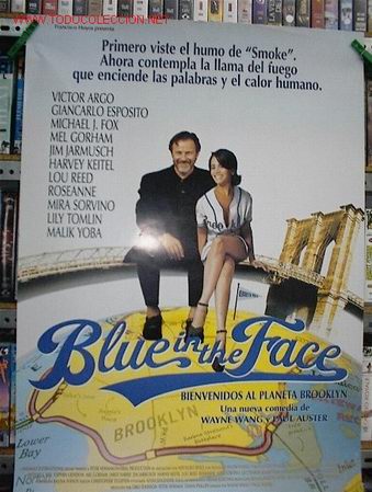 Cinema: BLUE IN THE FACE POSTER ORIGINAL