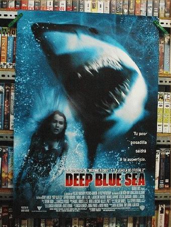 Cine: DEEP BLUE SEA POSTER ORIGINAL - Foto 1