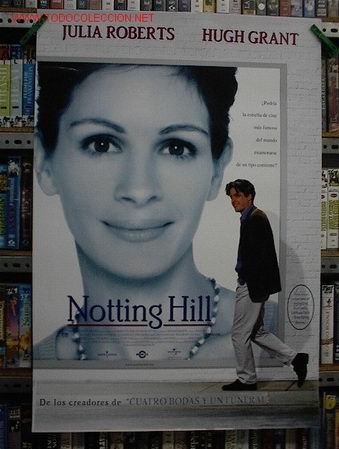 Cine: NOTTING HILL POSTER ORIGINAL - Foto 1