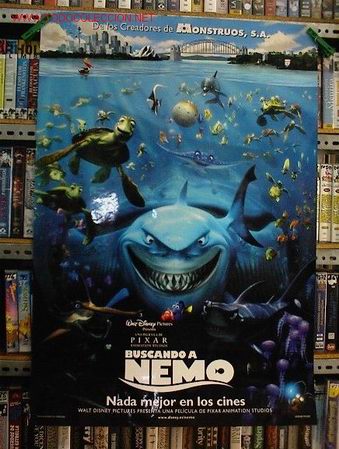Cine: BUSCANDO A NEMO POSTER ORIGINAL - Foto 1