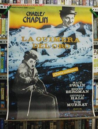 Cine: LA QUIMERA DEL ORO.     CHARLES CHAPLIN - Foto 1