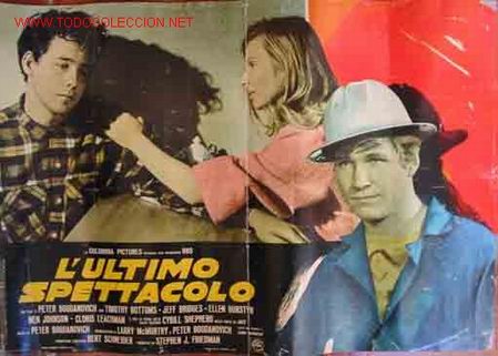 Cin&eacute;ma: POSTER CINE: L'ULTIMO SPETTACOLO