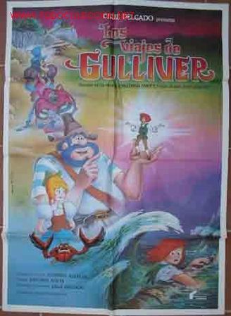 Cine: POSTER CINE: LOS VIAJES DE GULLIVER - Foto 1