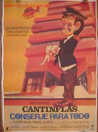Kino: POSTER CARTEL: CANTINFLAS, CONSERJE PARA TODO