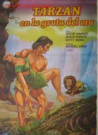 Cinema: POSTER CARTEL:TARZAN EN LA GRUTA DEL ORO