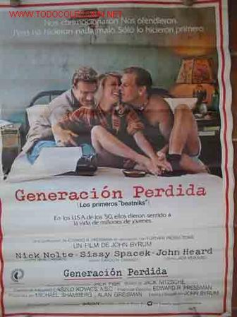 Cine: POSTER CARTEL: GENERACION PERDIDA (Los primeros Beatniks)