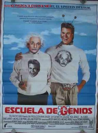 Kino: CARTEL Original : ESCUELA DE GENIOS. 1985. Val Kilmer, Gabe Jarret, Michelle Meyrink, ...Dir Martha