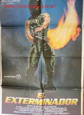 Cin&eacute;ma: Poster Cartel de Cine: EL EXTERMINADOR