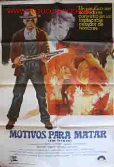 Cinema: POSTER CARTEL CINE : MOTIVOS PARA MATAR. Columbia, 70x100, 1979