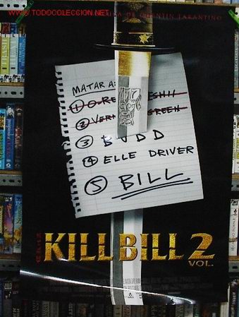 Cine: KILL BILL 2 POSTER ORIGINAL - Foto 1