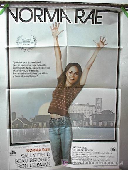 Cine: EN2133 NORMA RAE POSTER ORIGINAL - Foto 1