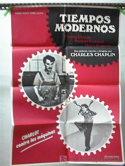 Cine: TIEMPOS MODERNOS POSTER - Foto 1