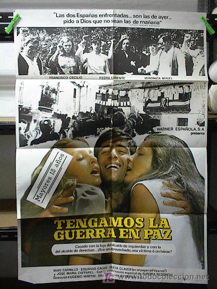 Cine: TENGAMOS LA GUERRA EN PAZ - Foto 1