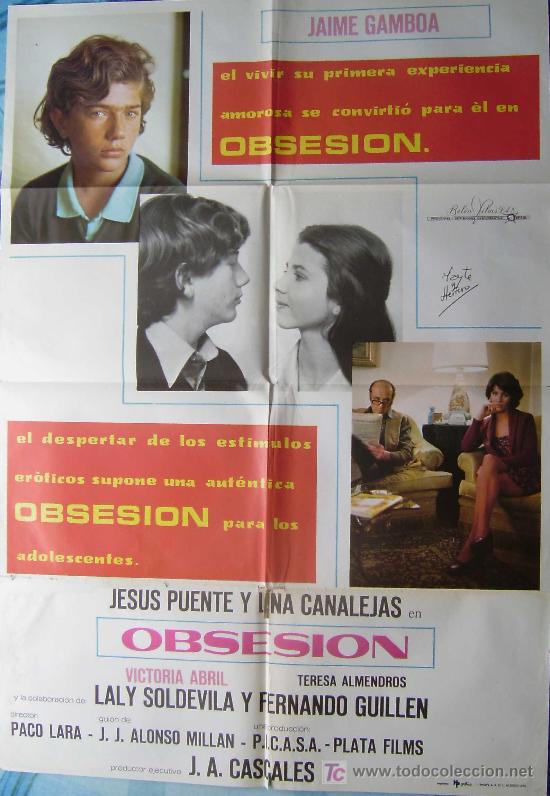 Cine: CARTEL DE LA PELICULA: OBSESION.- - Foto 1