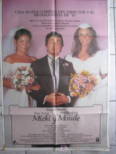 Cine: POSTER ORIGINAL MICKI Y MAUDE - Foto 1