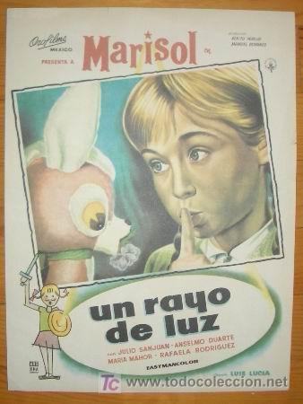 Cine: MARISOL POSTER UN RAYO DE LUZ - Foto 1