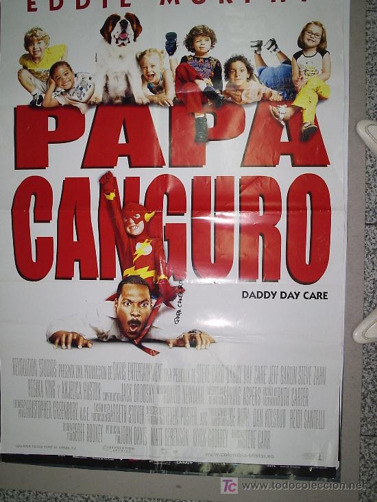 Cin&eacute;ma: PAPA CANGURO - CARTEL DE CINE ORIGINAL / EDDIE MURPHIE