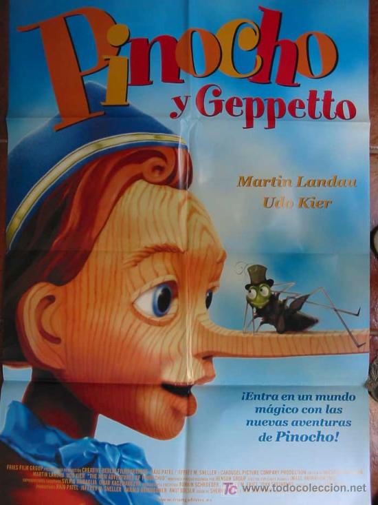 Cin&eacute;ma: PINOCHO Y GEPPETTO 70x100. Creative Berlin Filmpartners. Dir: Michael Anderson