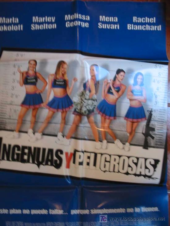 Cin&eacute;ma: INGENUAS Y PELIGROSAS,  70x100. Marla Sokoloff, Marley Shelton, Melissa George&hellip;Dir Francine McDougal