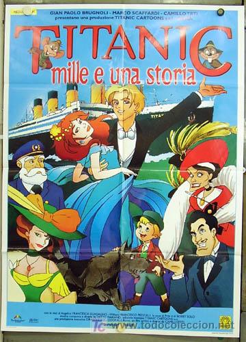 t03940 titanic the animated movie poster origin - Buy Posters of drama  movies on todocoleccion