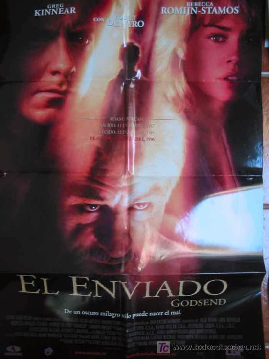 Cine: EL ENVIADO. 70x100. Greg Kinnear, Rebeca Romijn - Stamos, Robert de Niro. Dir Nick Hamm