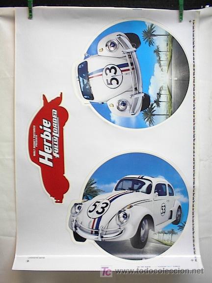 Cine: HERBIE A TOPE PEGATINA - Foto 1