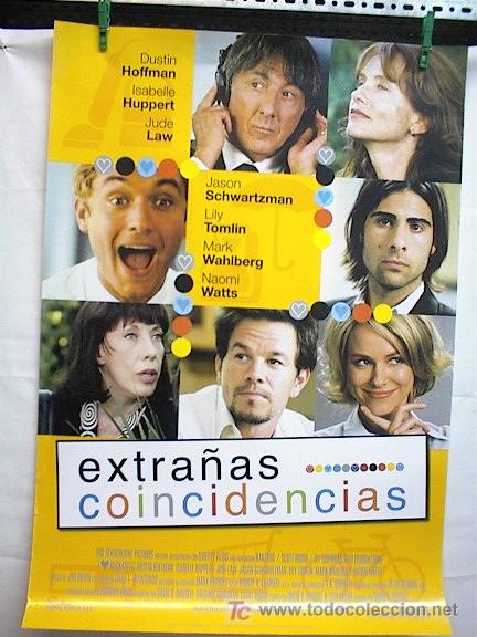 Cine: EXTRA&Ntilde;AS COINCIDENCIAS - Foto 1