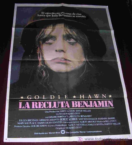 Cin&eacute;ma: POSTER ORIGINAL 70x100 -LA RECLUTA BENJAMIN - GOLDIE HAWN
