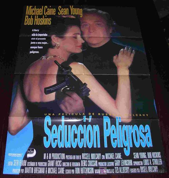 Cin&eacute;ma: POSTER ORIGINAL 70X100aprox - SEDUCCION PELIGROSA - MICHAEL CAIN