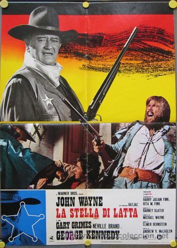 t06655 la soga de la horca john wayne poster - Comprar Carteles y Posters de Películas Western Antiguas en todocoleccion - 7050717