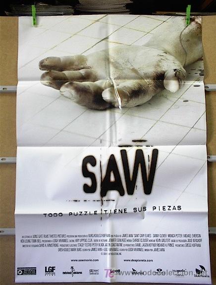 Cine: ES1 SAW POSTER ORIGINAL - Foto 1