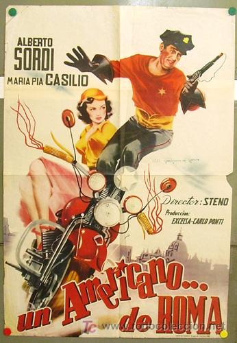 t07371 un americano de roma alberto sordi motoc - Acquista Poster e locandine  di film comici su todocoleccion