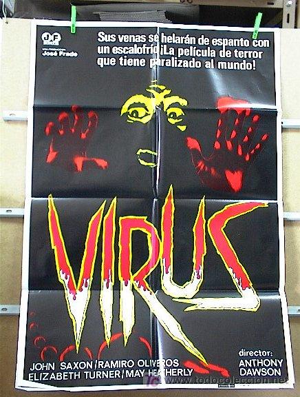 Cine: POSTER556 VIRUS POSTER ORIGINAL - Foto 1