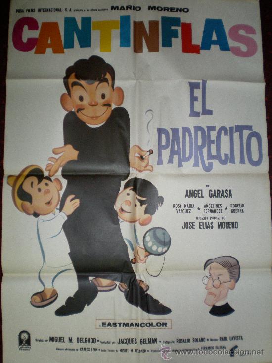 El Padrecito Cartel Original Cantinflas Comprar Carteles Y Posters De Películas De Comedia 9141