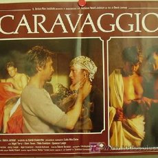 Cine: YG08D CARAVAGGIO DEREK JARMAN GAY CULT SET 4 POSTERS ORIGINALES ITALIANOS 47X68. Lote 8065817