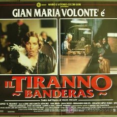 Cine: T08151 TIRANO BANDERAS ANA BELEN GIAN MARIA VOLONTE JUAN DIEGO SET 6 POSTERS ORIGINAL ITALIANO 47X68
