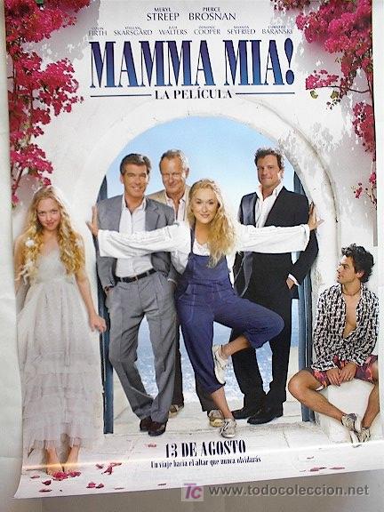 Cine: MAMMA MIA POSTER ORIGINAL - Foto 1
