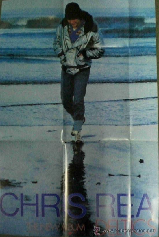 Cin&eacute;ma: CHRIS REA - PSTER OF ALBUM DELTICS 76 X 50 C - PLEGADO