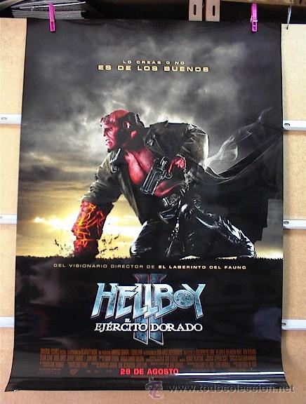 el cartel de hellboy del ejército dorado