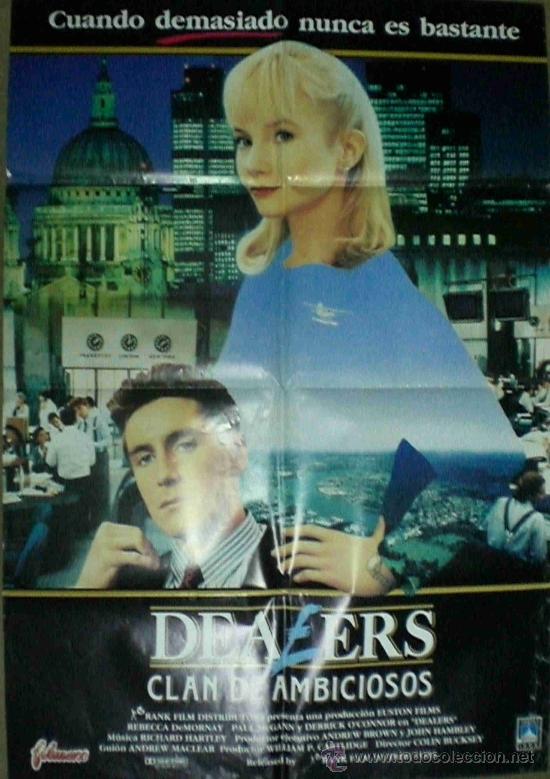 Cin&eacute;ma: CLAN DE AMBICIOSOS - REBECCA DEMORNAY, PAUL McGANN POSTER 98 X 68 CM PLEGADO