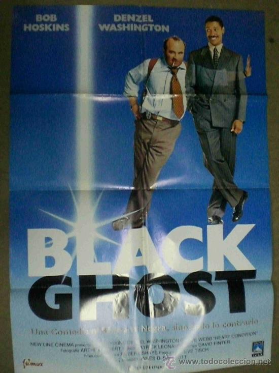 Cinema: BLACK GHOST - DENZEL WASHINGTON, BOB HOSKINS POSTER 98 X 68 CM PLEGADO